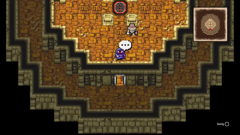 Blue Dragon blocks the teleporter on 3F of Mirage Tower