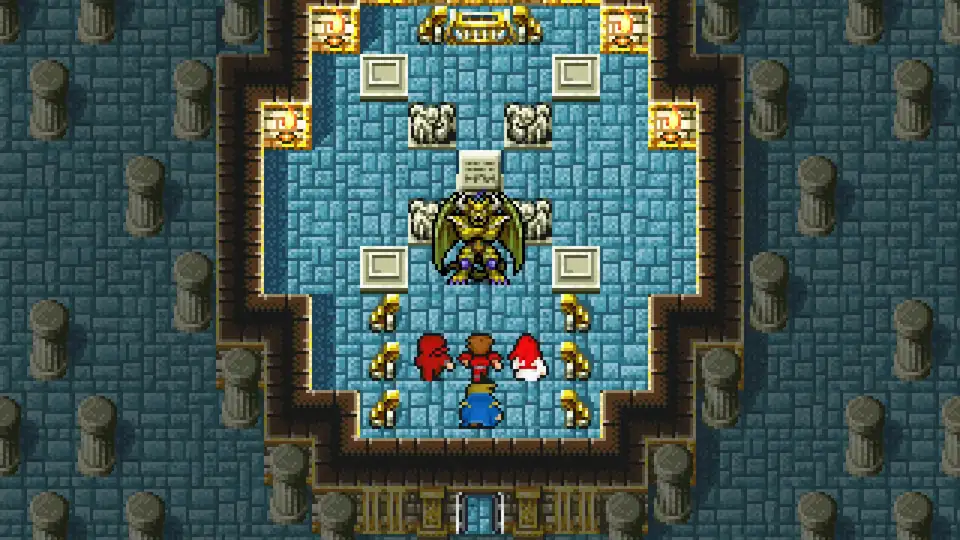 Chaos appears on B5 of the past Chaos Shrine