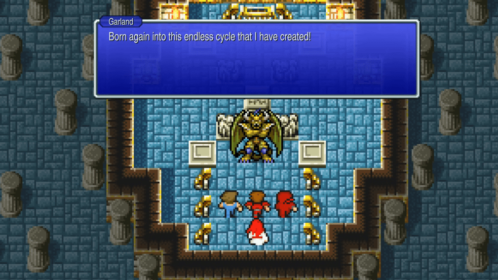 Chaos, the final boss, reveals himself in the heart of the shrine