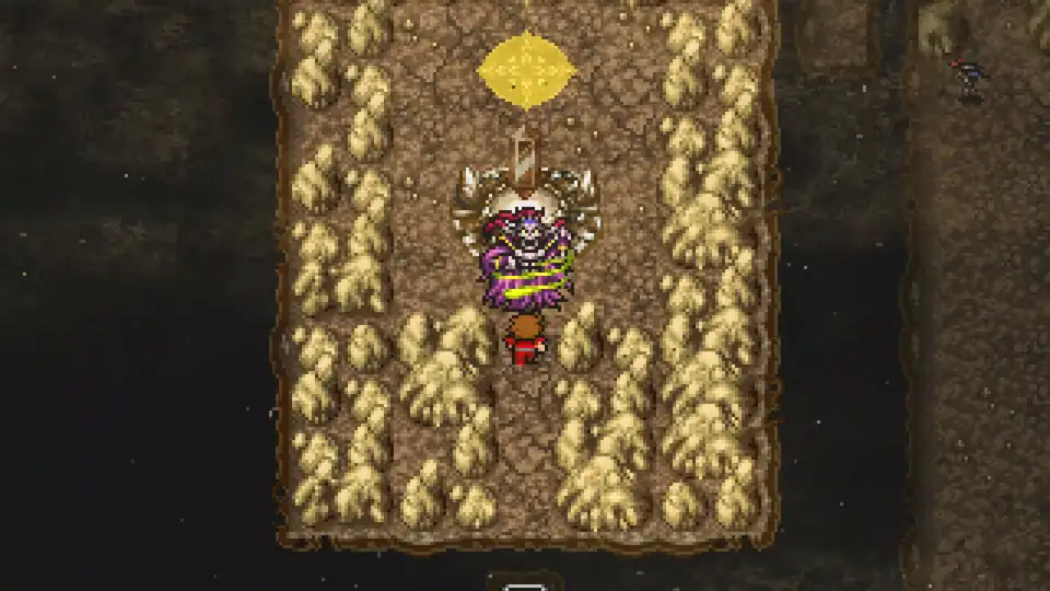 Lich, Fiend of Earth, waiting on B5 of the Cavern of Earth