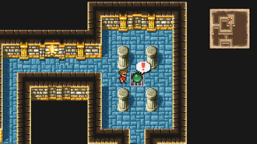 Tiamat, the final fiend of the past, guards the final staircase