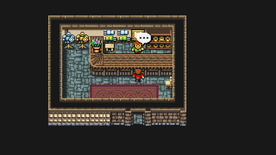 Armor shop in Final Fantasy 1 Pixel Remaster