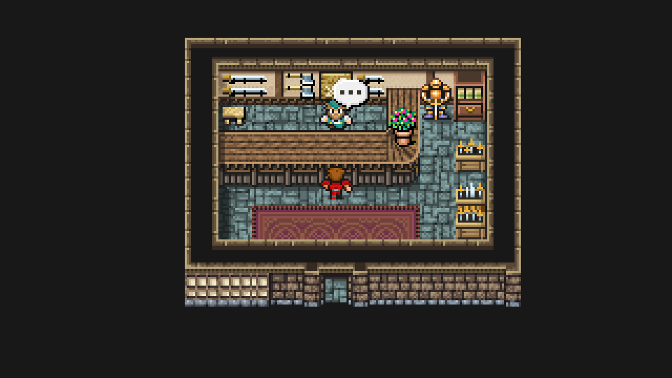 Weapon shop in Final Fantasy 1 Pixel Remaster