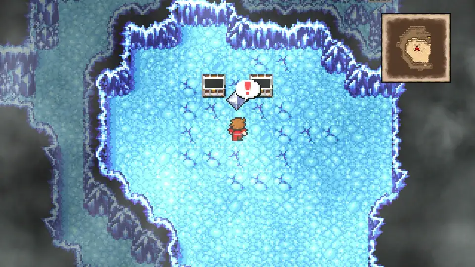 Cavern of Ice and the Airship