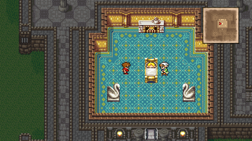 The Elf Prince sleeping in the Elven Castle