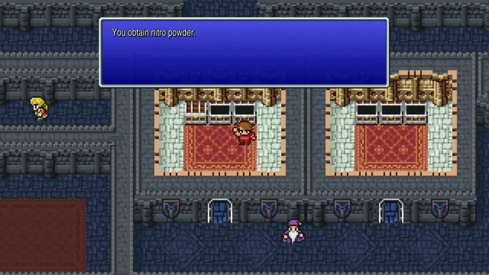 Picking up the Nitro Powder from Cornelia Castle