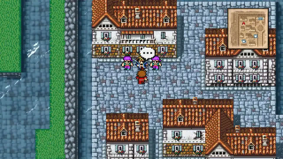 Captain Bikke and his pirate crew in Pravoka