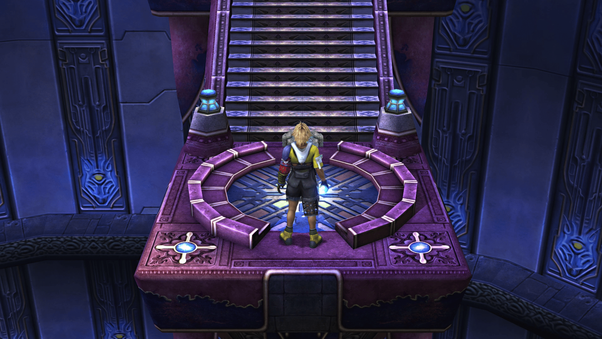 Collecting the HP Sphere from the treasure chest