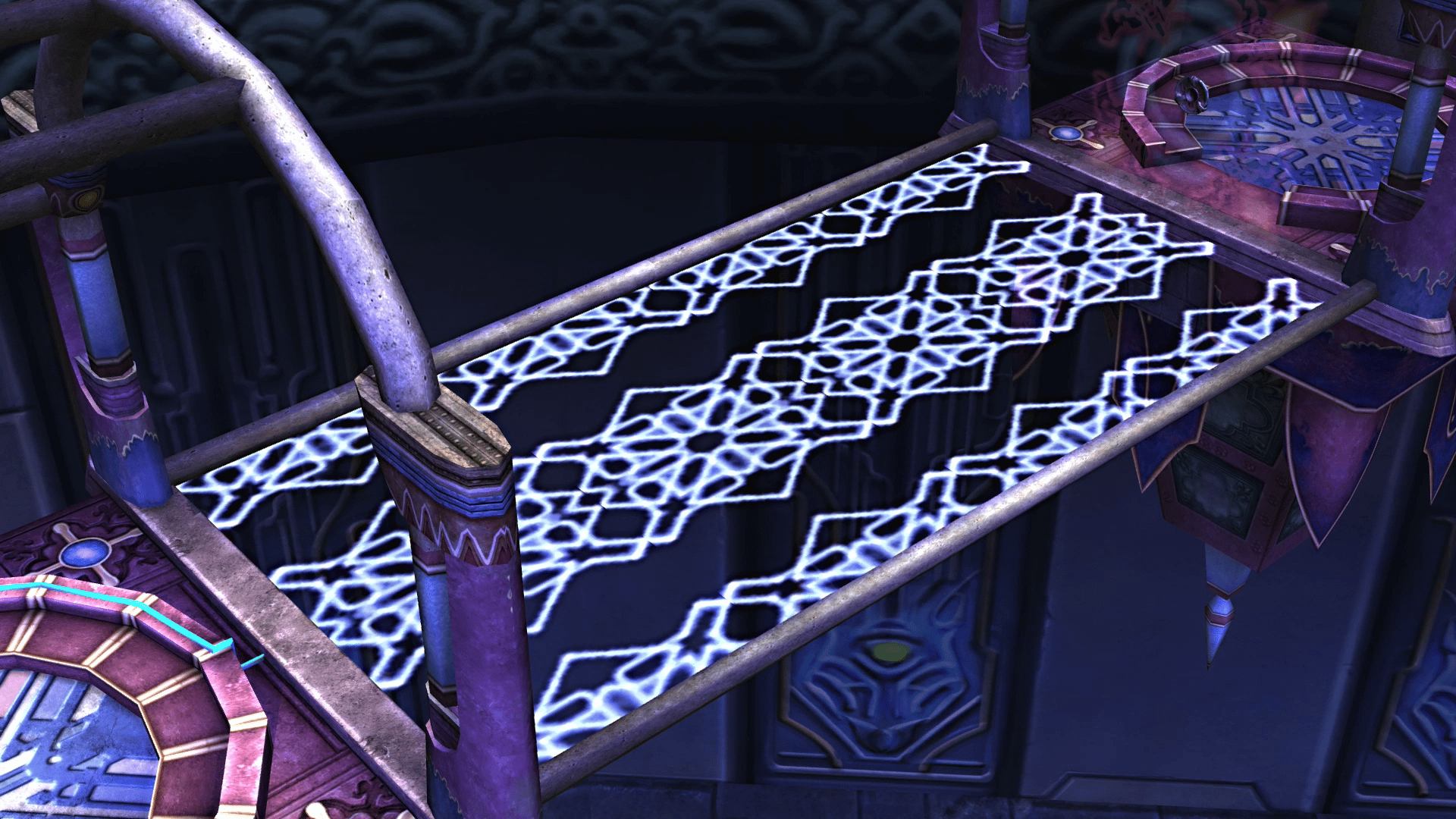 The secret pathway after activating the pedestal