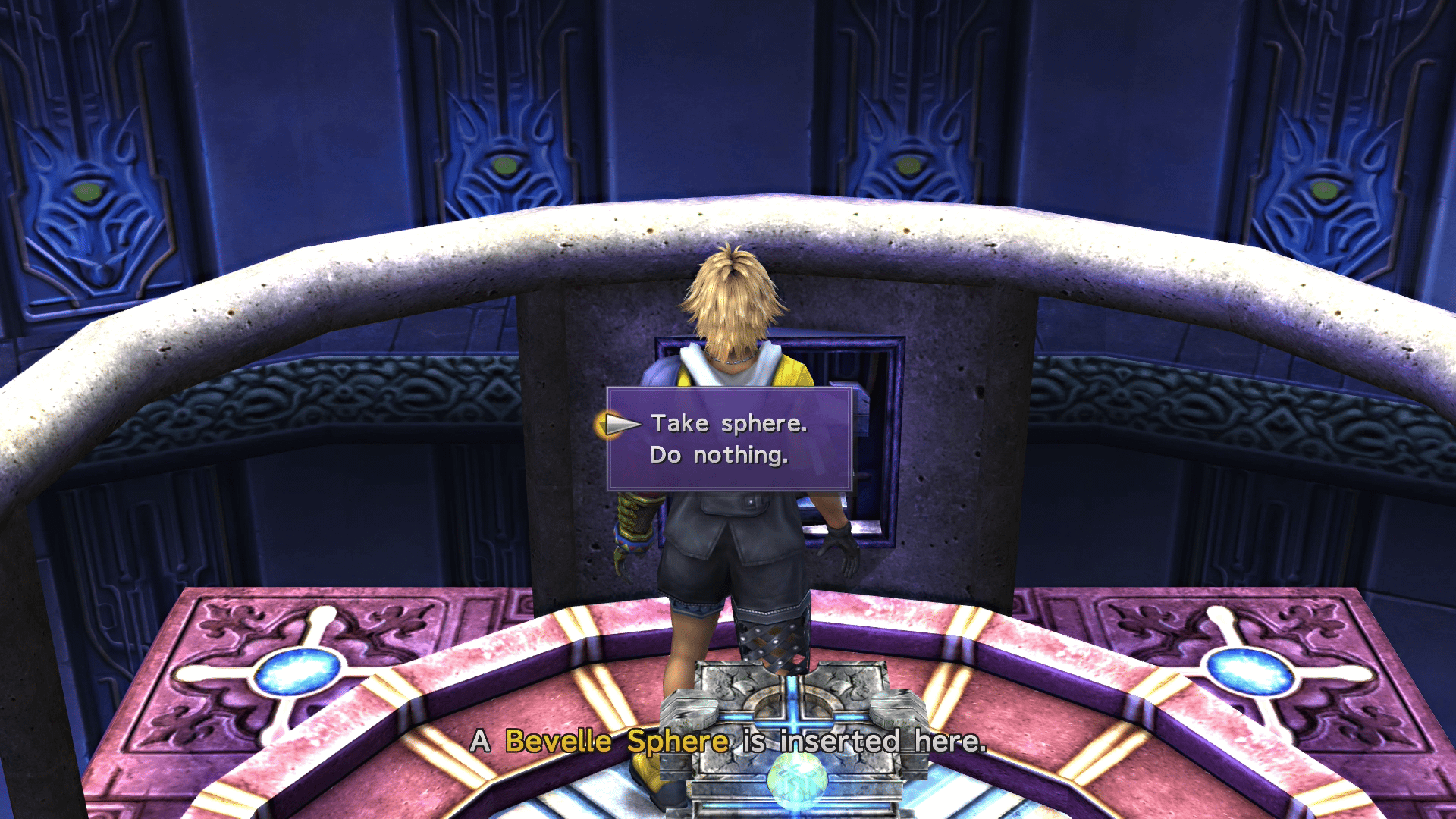 Removing the Bevelle Sphere from the recess