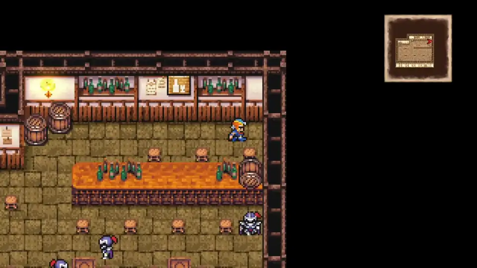 The hidden passage behind the bar