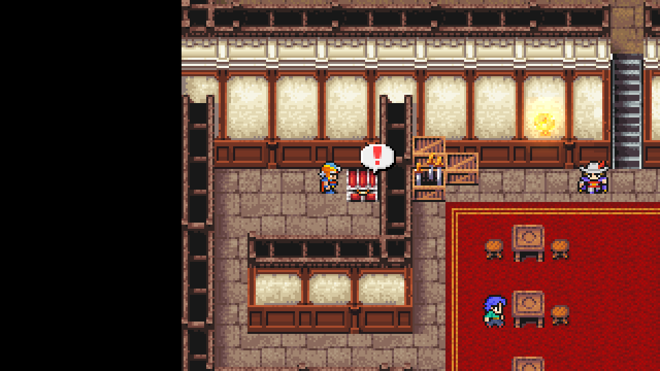 The missable Potion chest in the rebel hideout