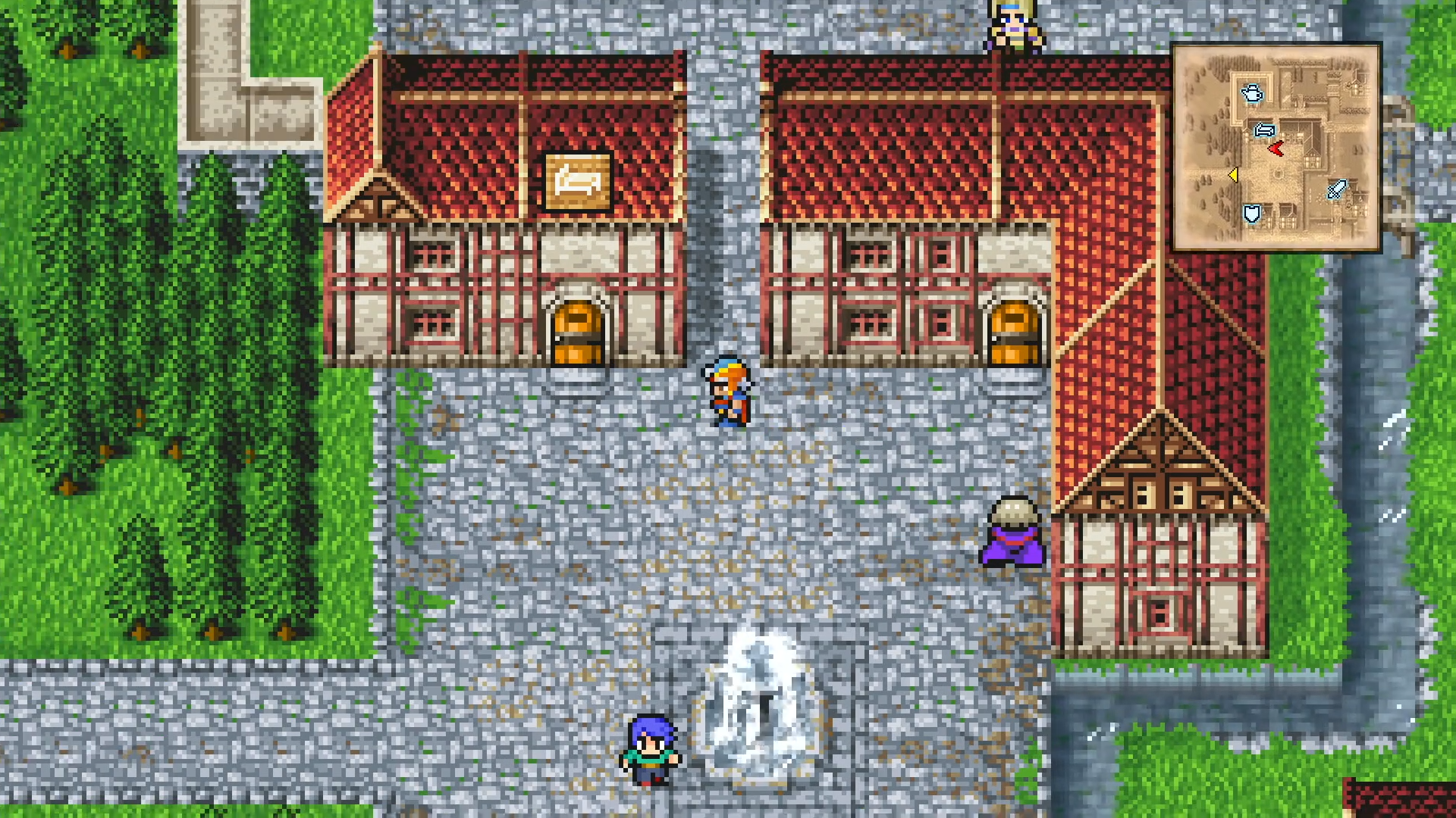 Altair town with armor and magic shops