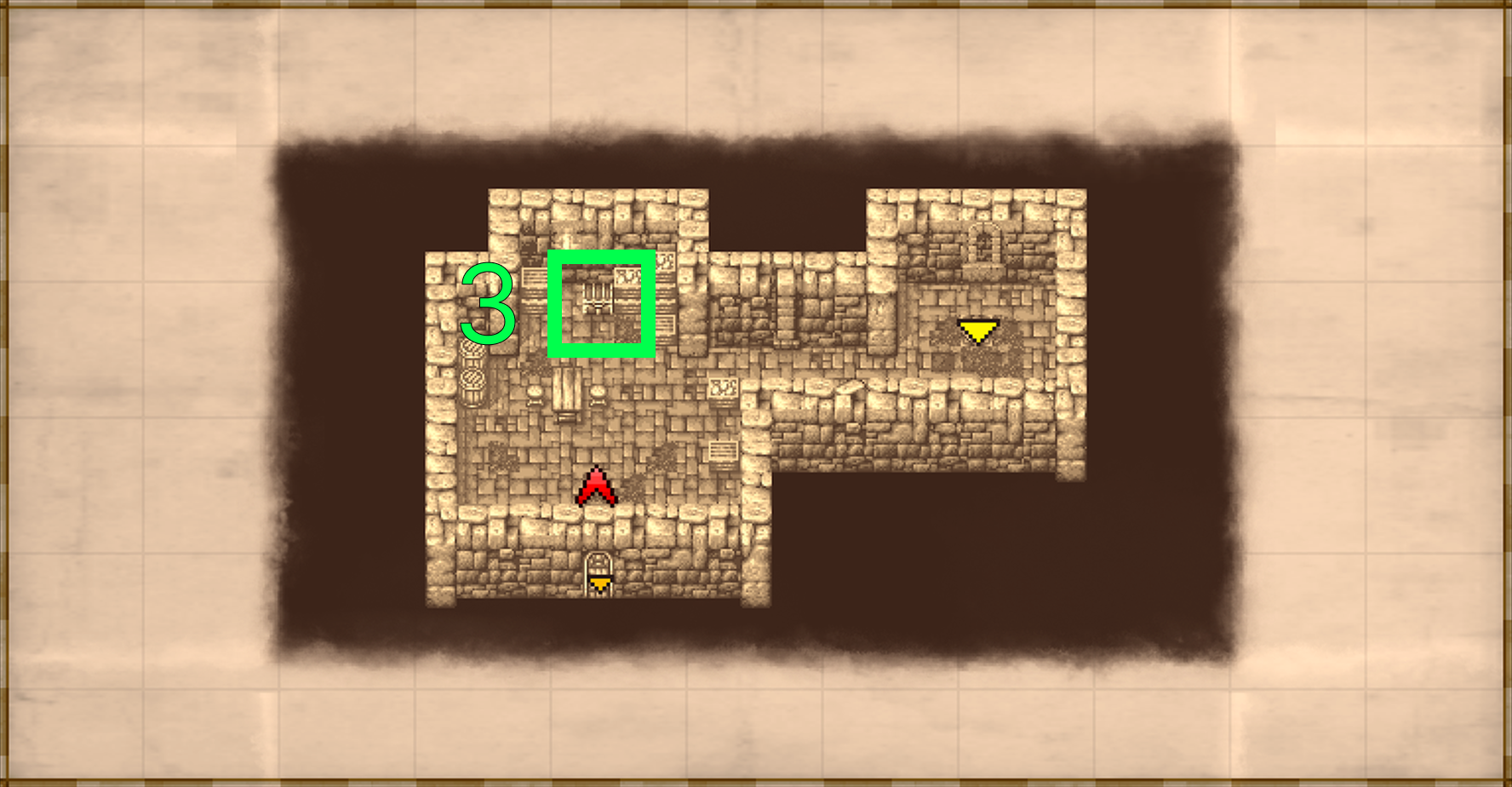 Bafsk Cave exit room with teleporter