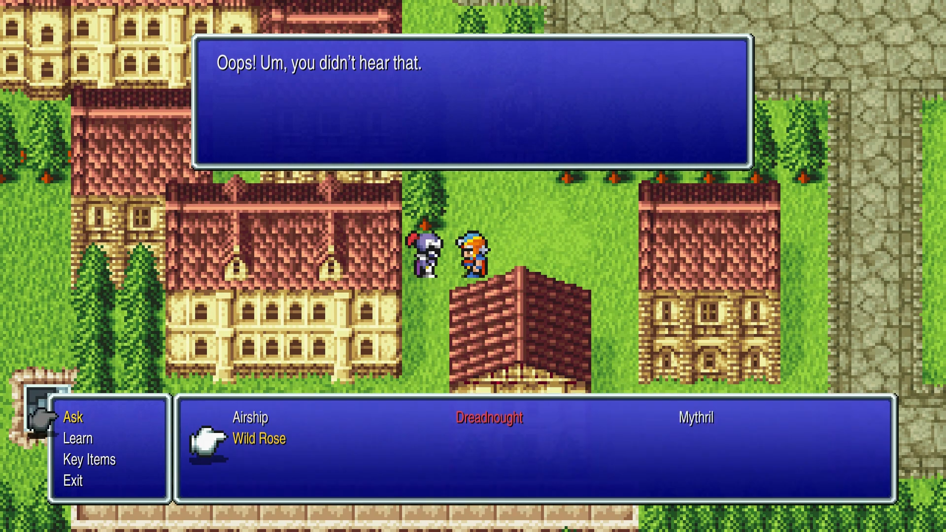 The soldier revealing the hidden passage to Bafsk Cave