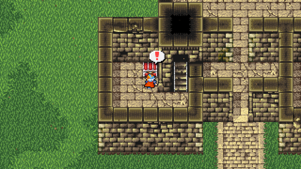Phoenix Down chest near the bottom-left stairs on Castle Deist 1F
