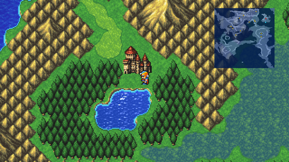 Castle Deist exterior in the forest on Deist island