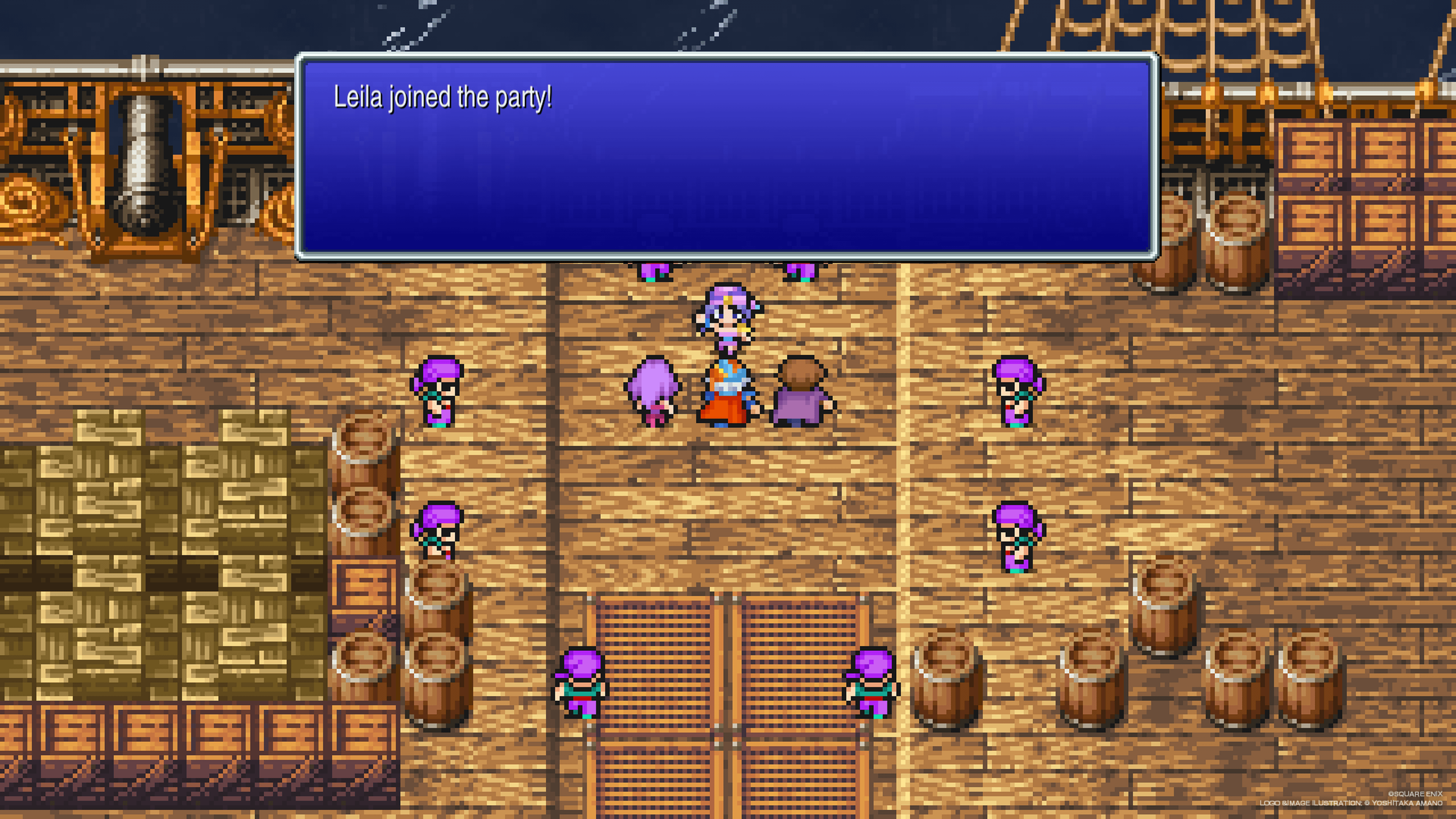 Leila joins the party after the battle