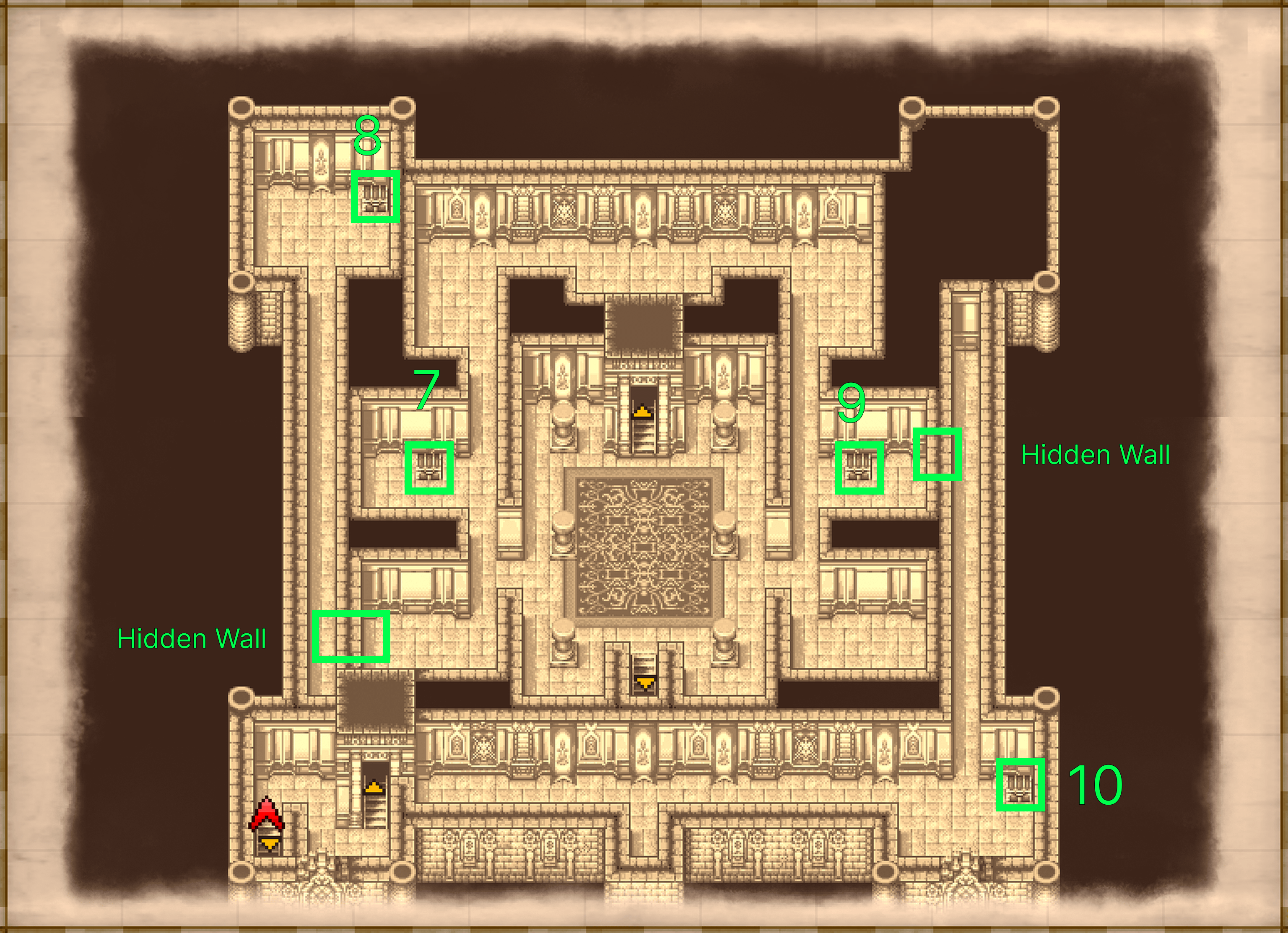 Castle Fynn 2F floor map