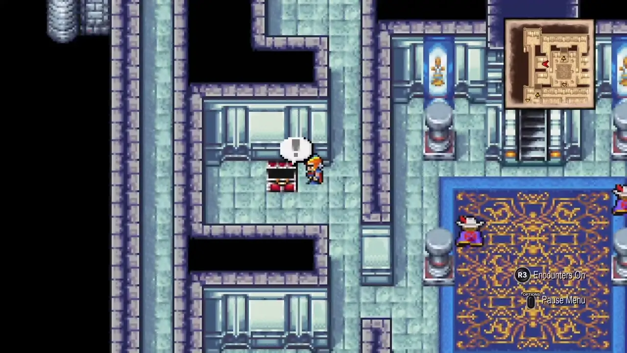 Hidden wall on 2F west, leads to Werebuster