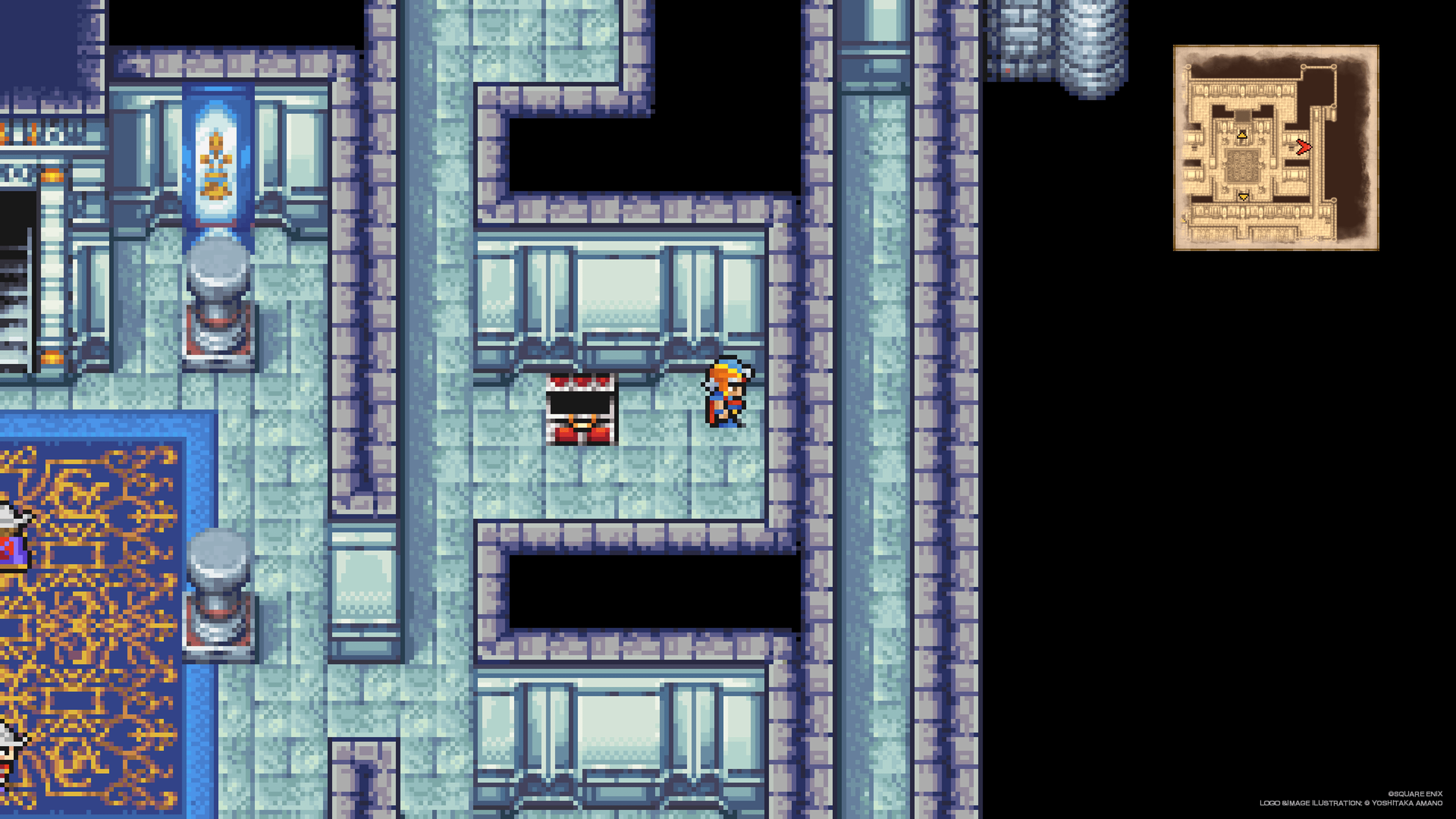 Hidden wall passage on the right side of 2F leading to chest 10