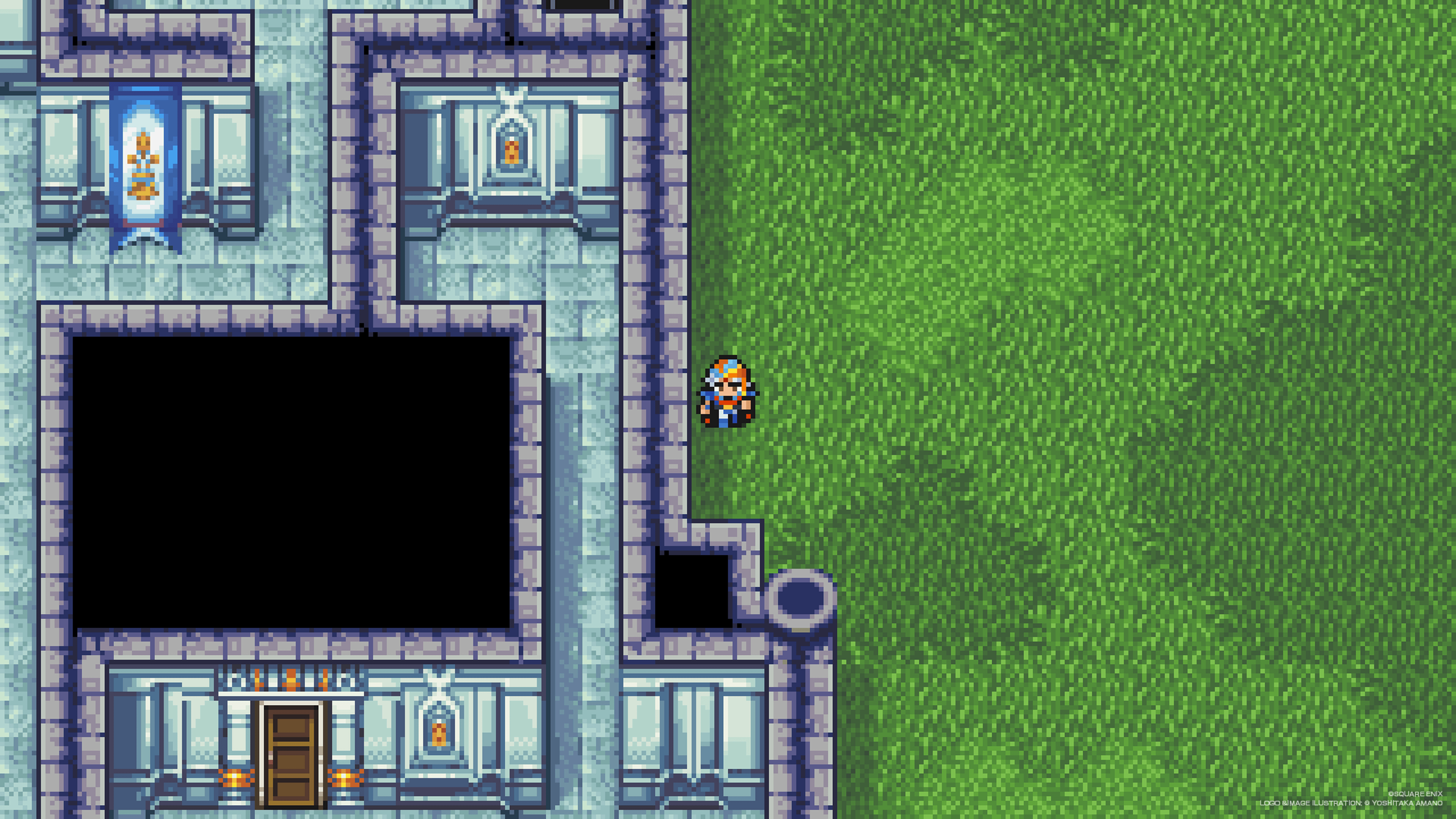 Hidden passage back inside the castle to reach chests 11 through 13