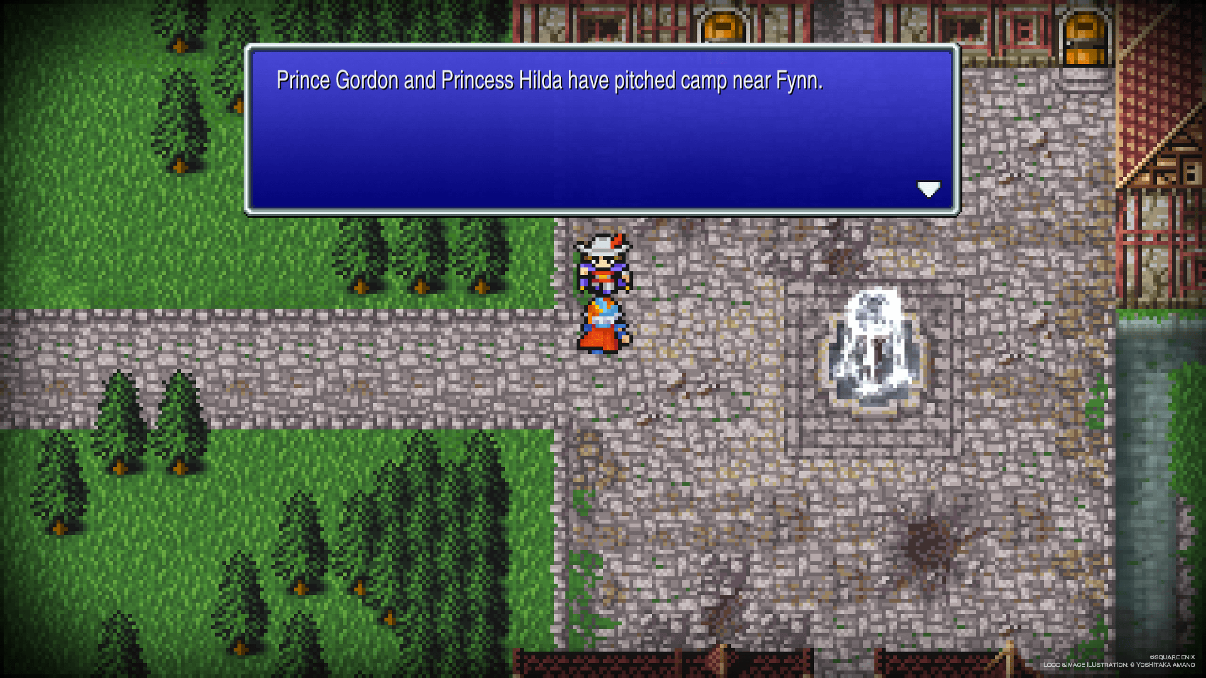 Guard at Altair entrance directing you to the Rebel Camp