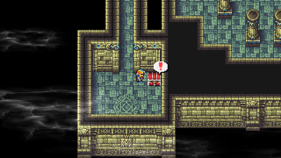 Thunder Spear chest on Castle Palamecia 3F with Imperial Shadow ambush