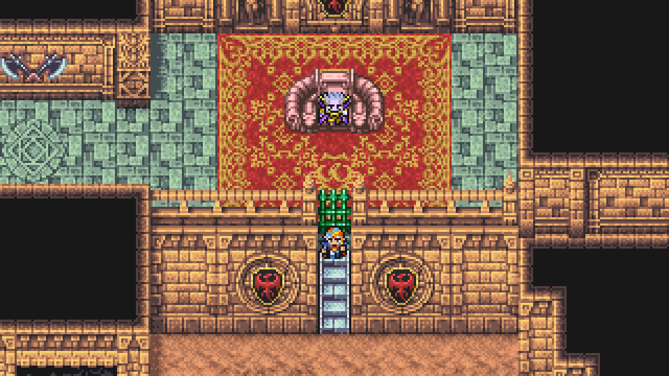 The Emperor addressing the crowd before the Behemoth fight