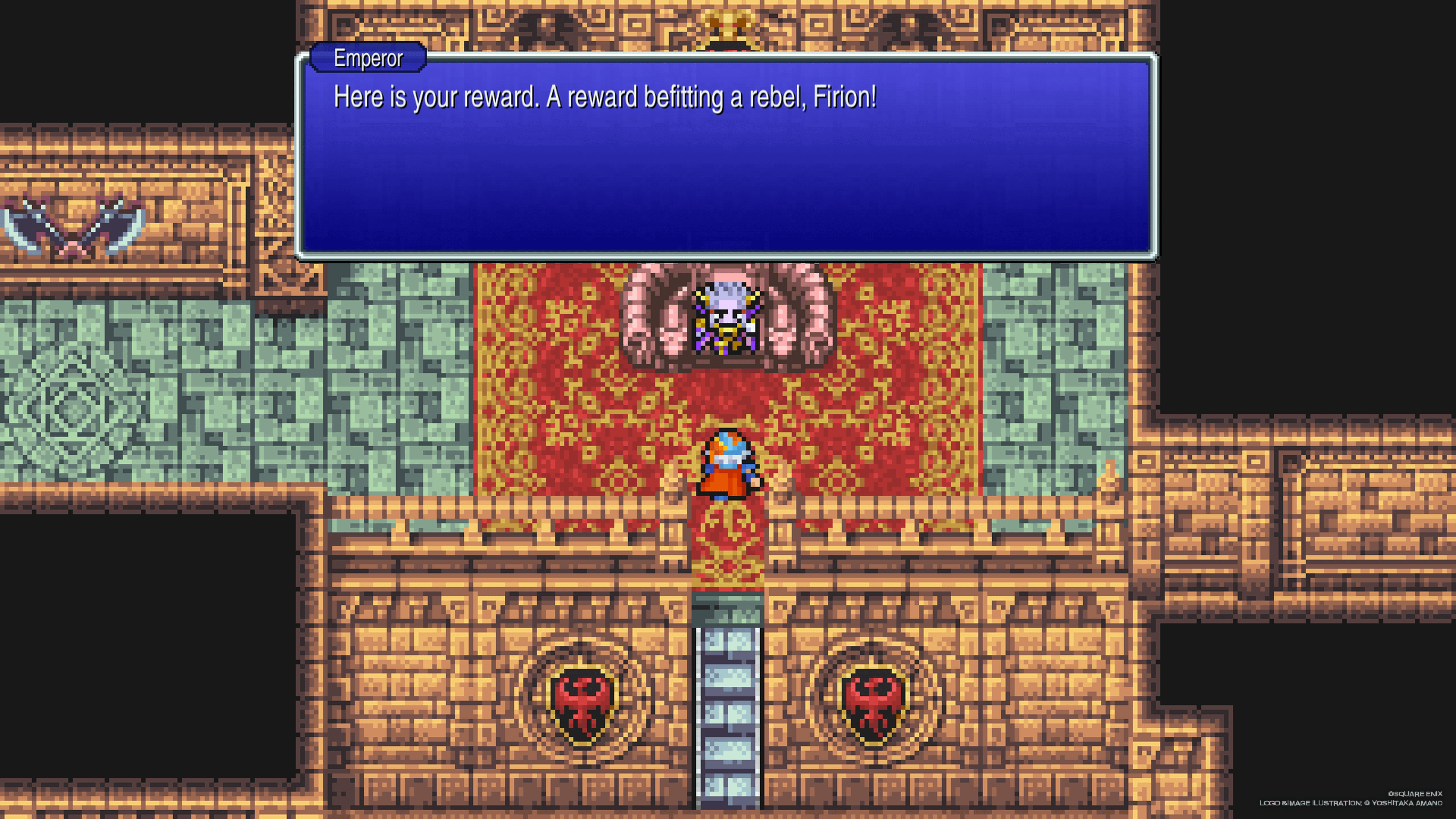 The Emperor traps the party after the Behemoth fight