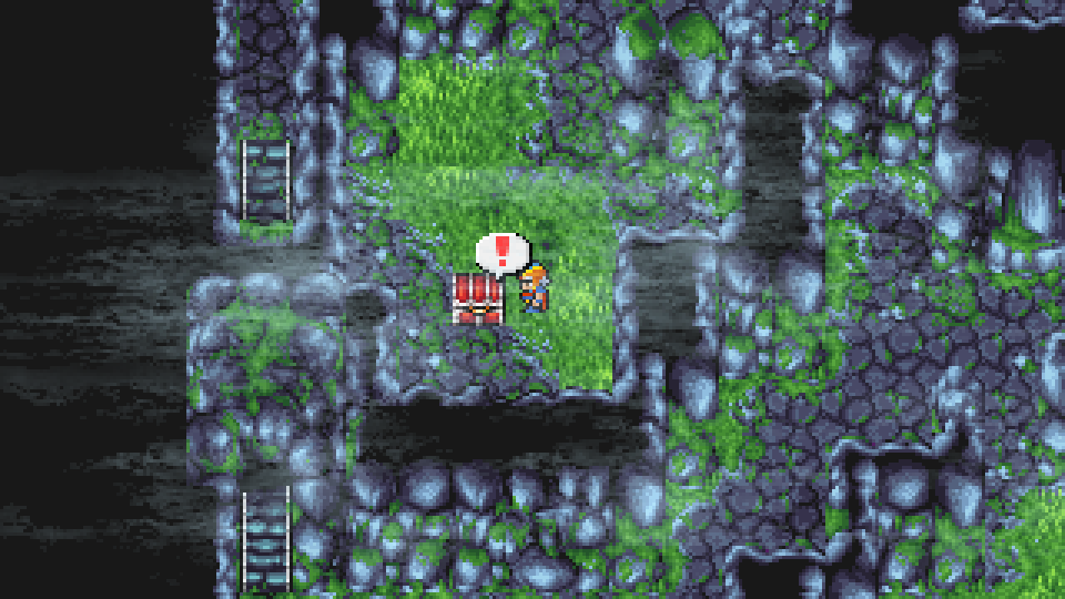 Mage's Staff chest on Deist Cavern B2 with Green Soul ambush