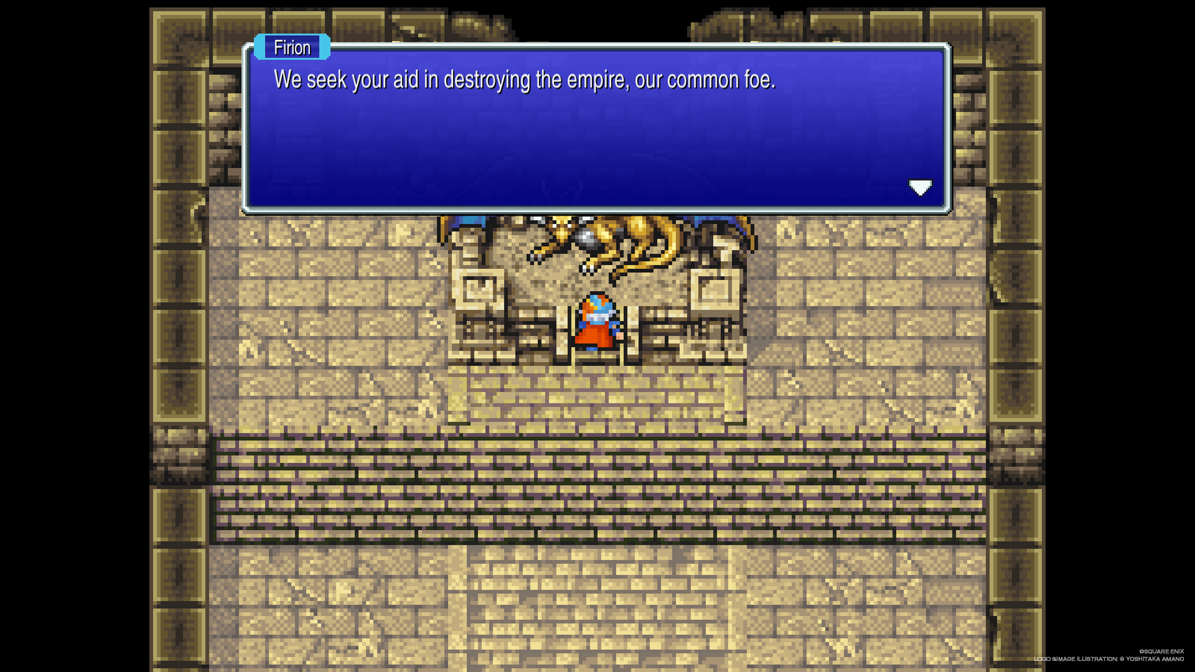 The dragon receiving the Pendant