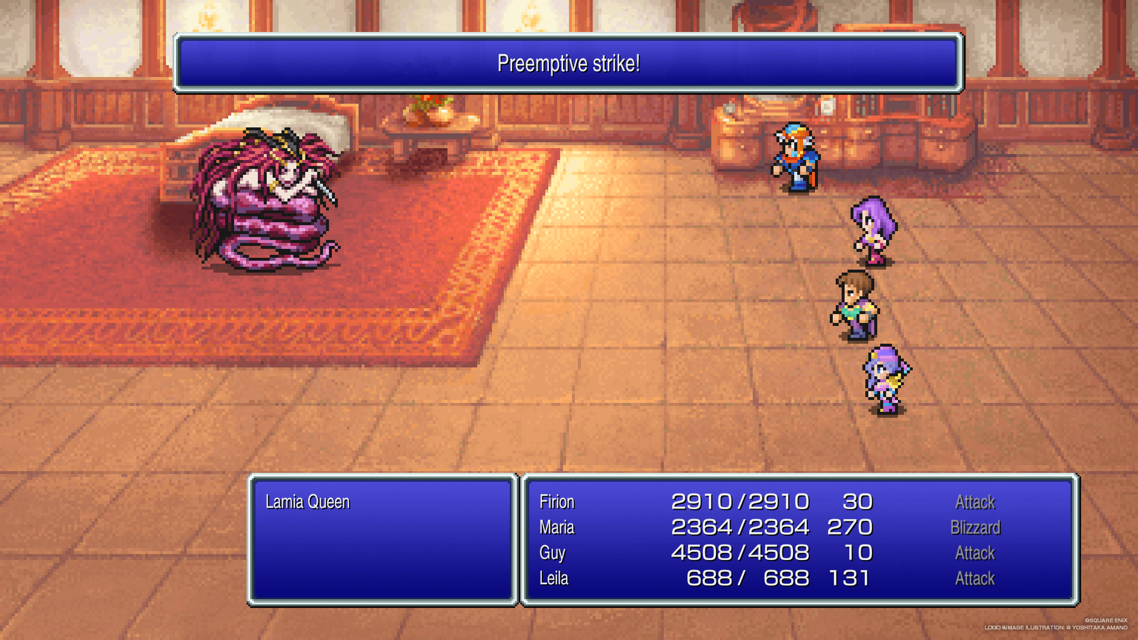 Battle against the Lamia Queen