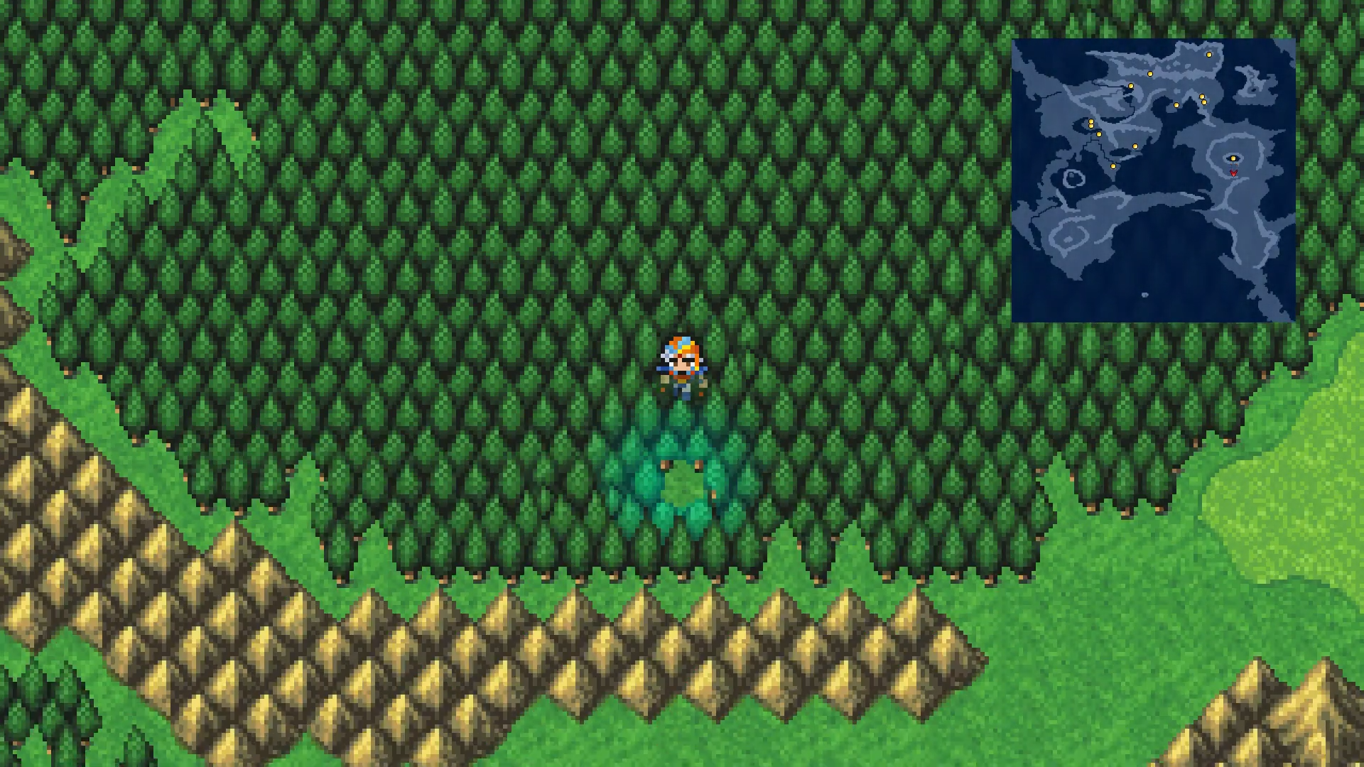 Chocobo Forest location south of Kashuan Keep