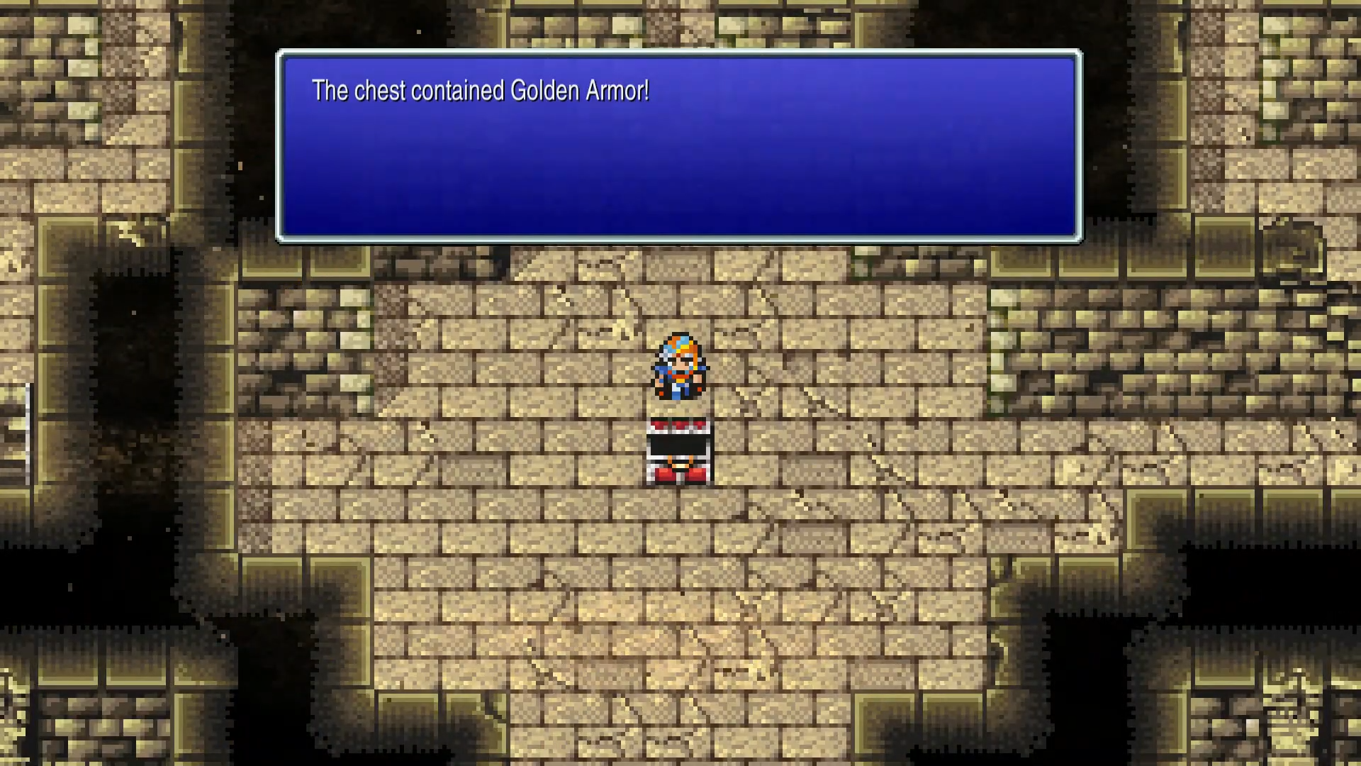 Location of Golden Armor