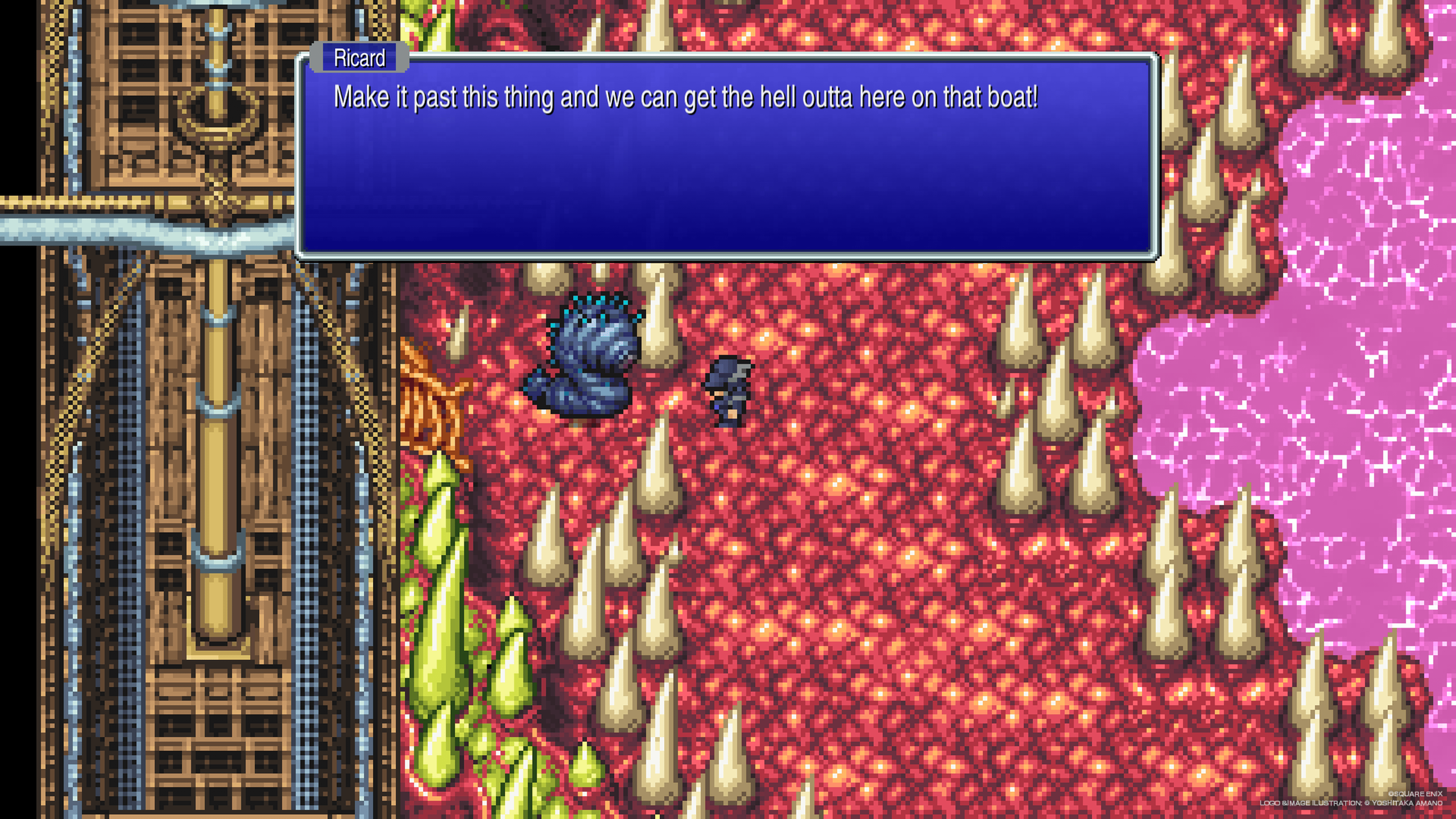 Roundworm boss fight in Leviathan