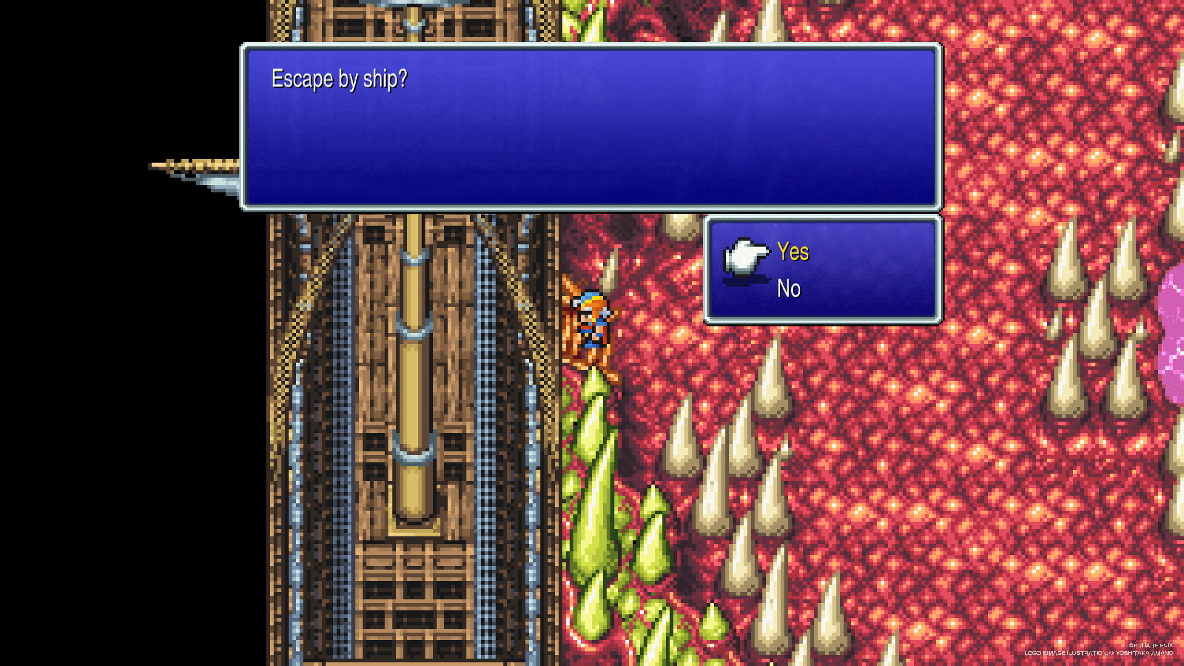 Escaping Leviathan on the ship