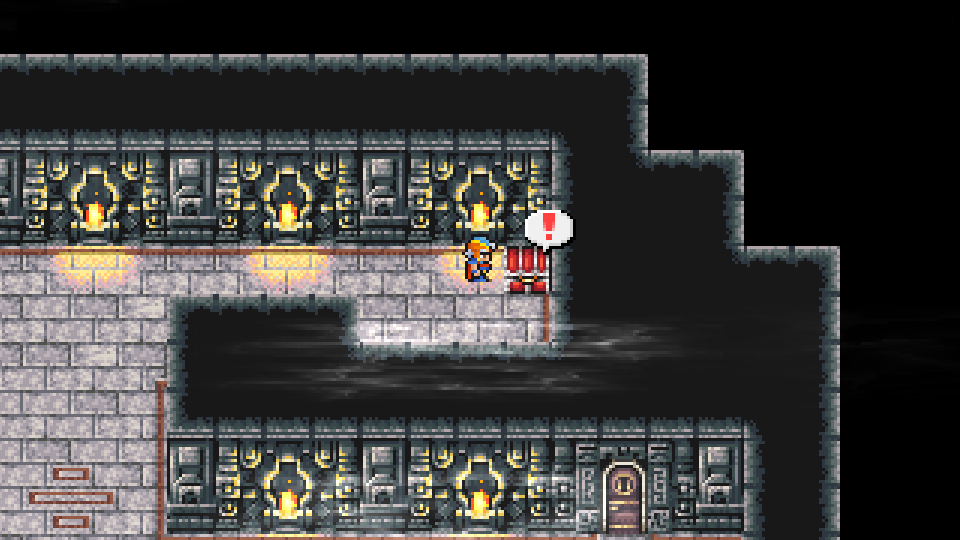 Flare Tome chest on Mysidian Tower 8F with Gottos and Devil's Bloom ambush
