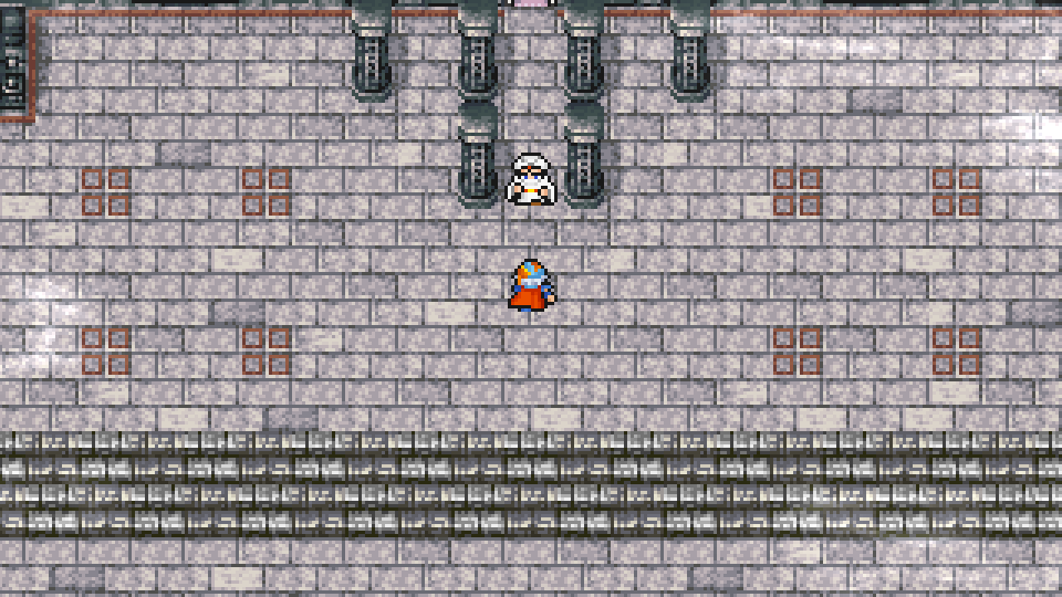 Minwu at the seal on Mysidian Tower 10F