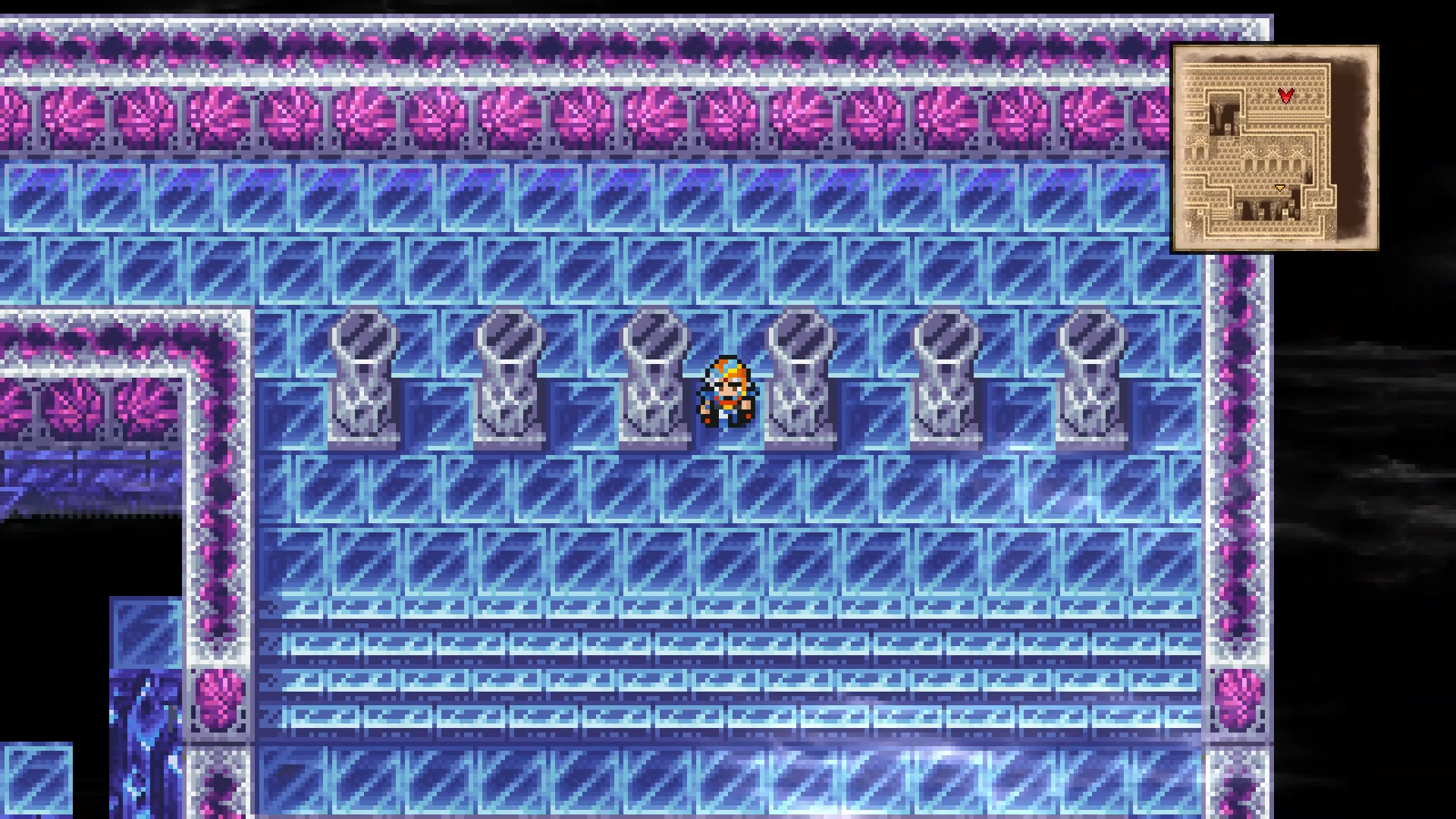 Iron Giant farming location under the 6 columns