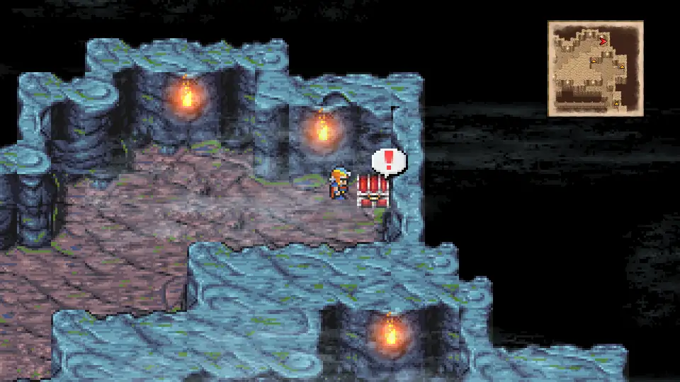 Teleport Tome chest guarded by Land Turtle