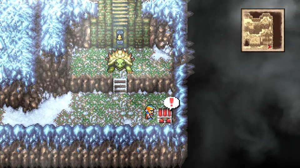 Silver Cuirass chest in Snow Cavern B6
