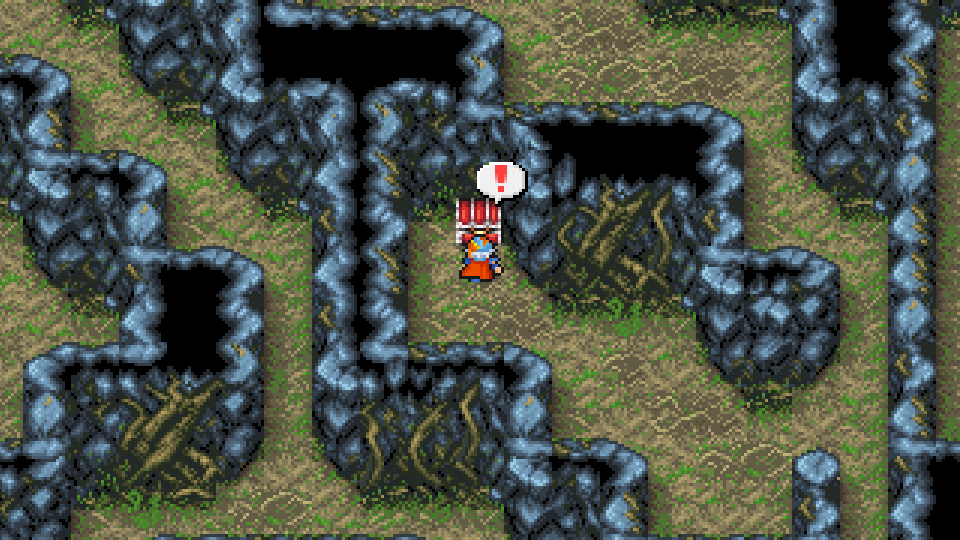 Hi-Potion - Tropical Island B1, narrow passageway end (112/234)