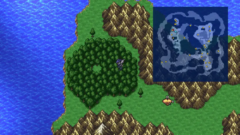Chocobo Woods north of Gulgan Gulch on the Floating Continent