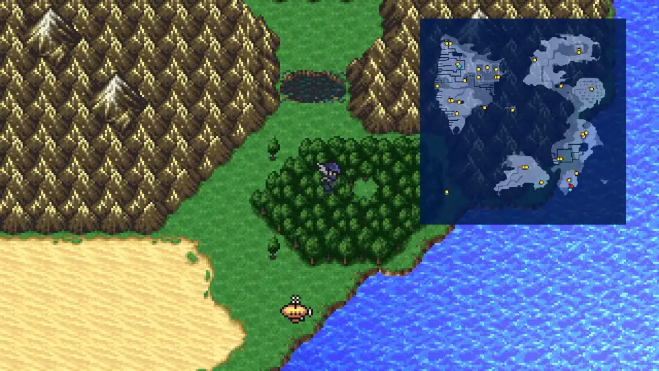 Chocobo Woods south of Goldor Manor