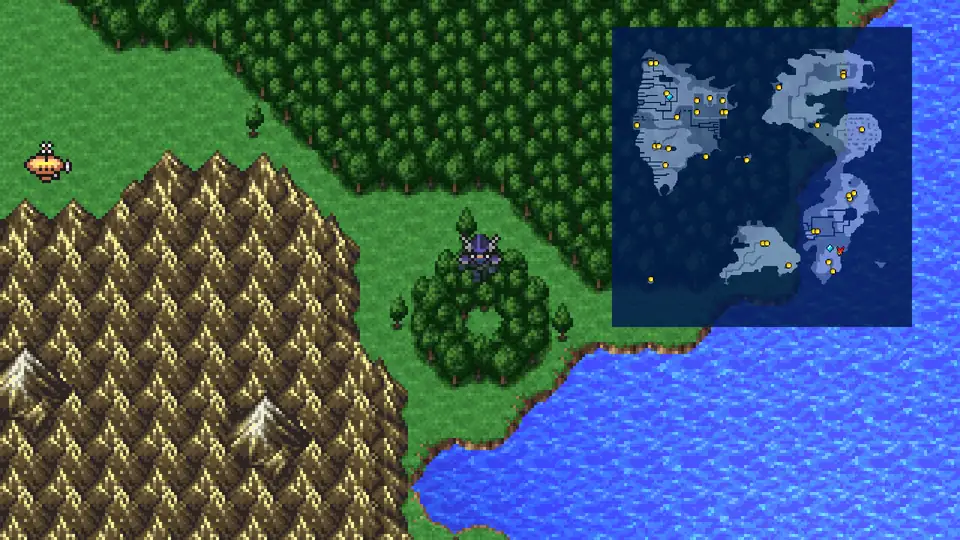 Chocobo Woods southeast of Amur