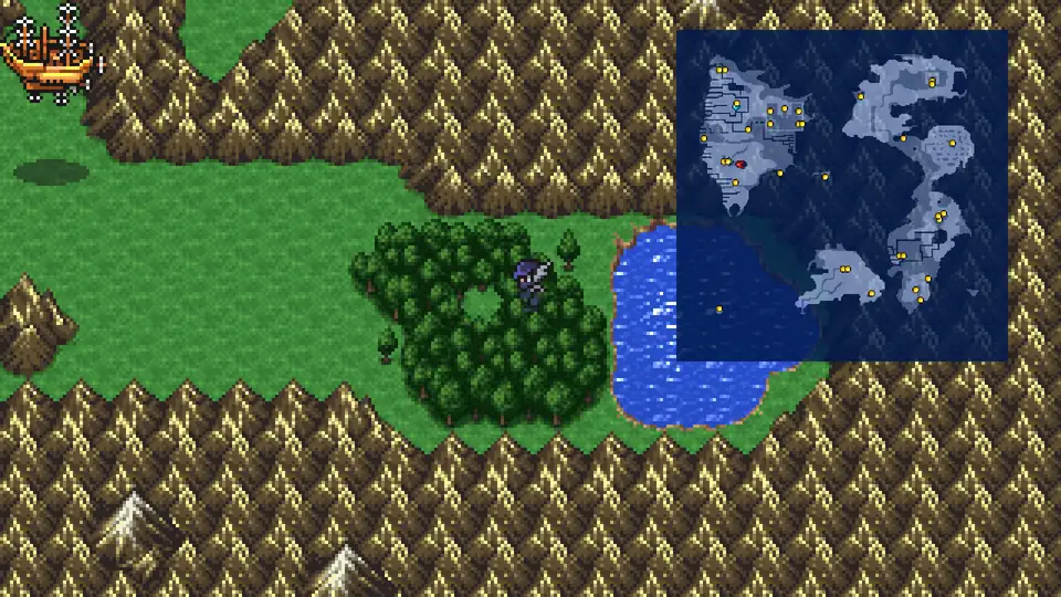 Chocobo Woods east of Falgabard