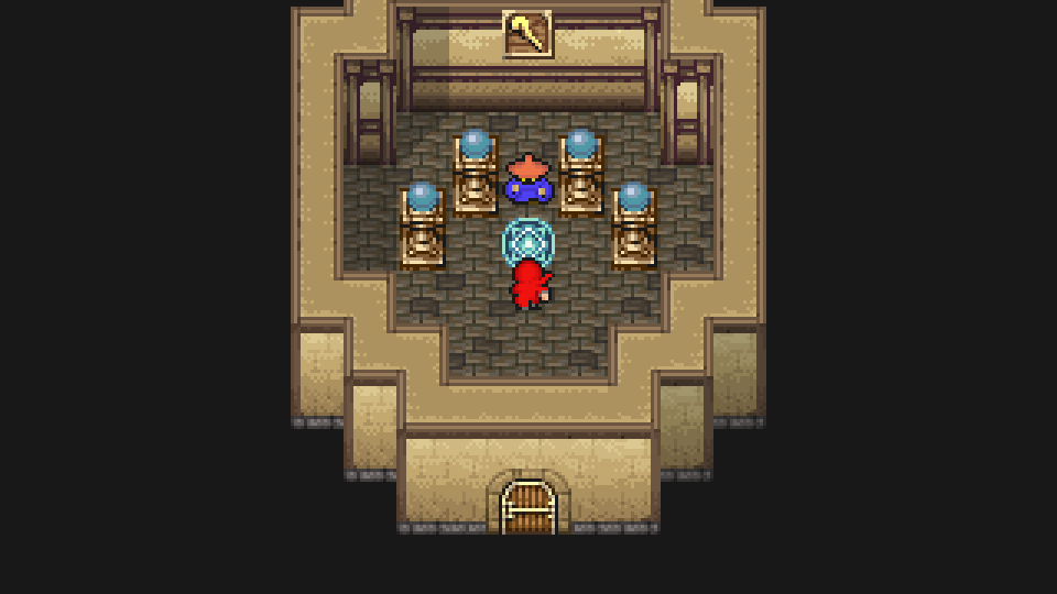Magic shop interior in Final Fantasy 3 Pixel Remaster