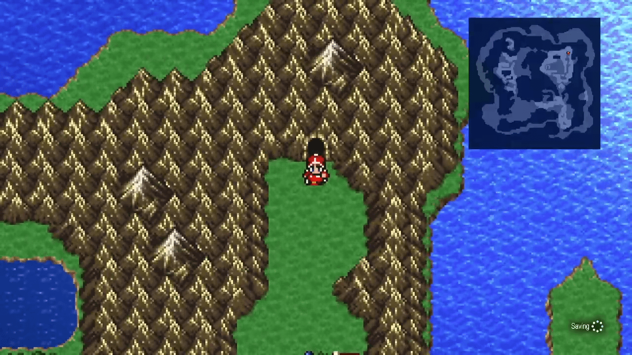 Standing outside Altar Cave on the overworld