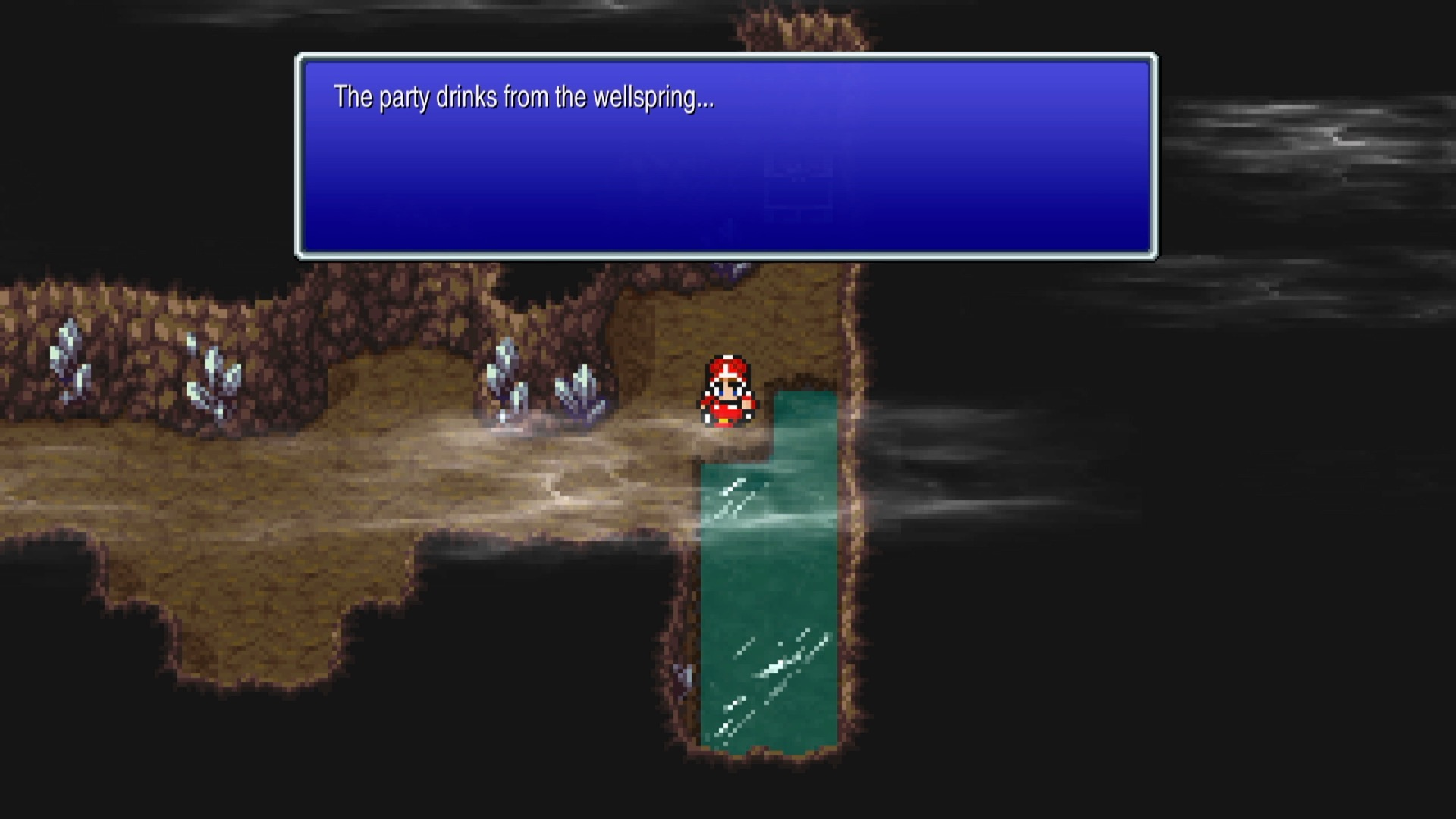 Healing spring on B2 of Altar Cave